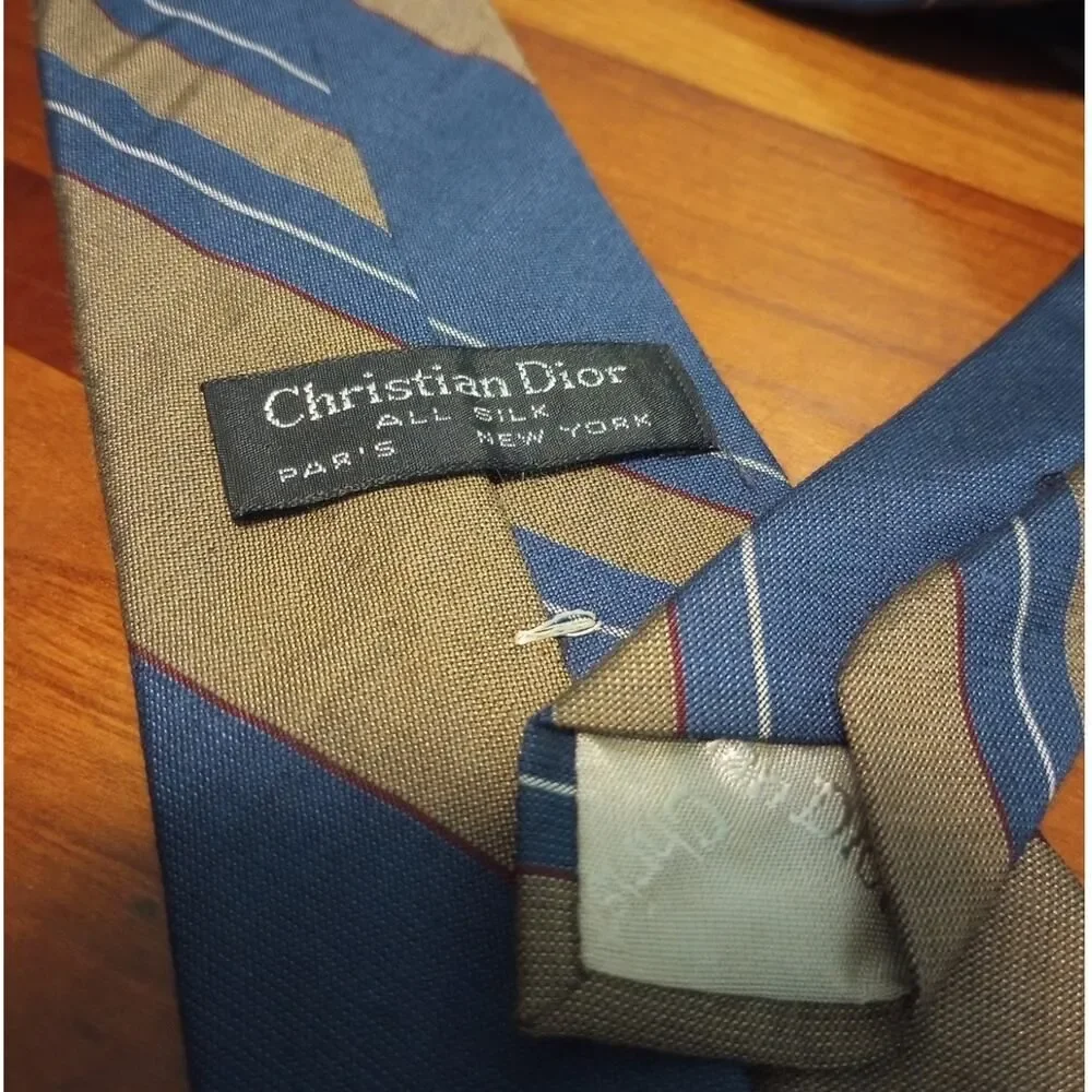 Christian Dior‎ All Silk Paris New York Men's Neck Tie